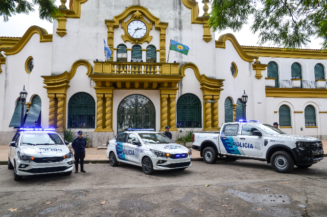 Tres nuevos móviles policiales se suman a las tareas de prevención en Chascomús