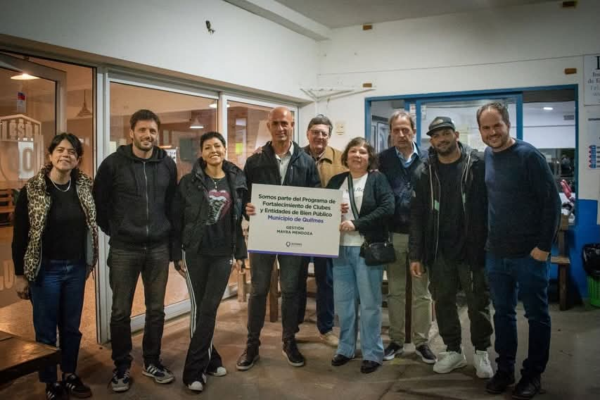 El Club Quilmes Oeste recibió un subsidio Para La Construcción De Un Sum
