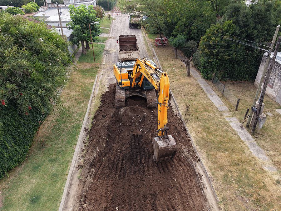 Nueva obra de pavimento en la ciudad
