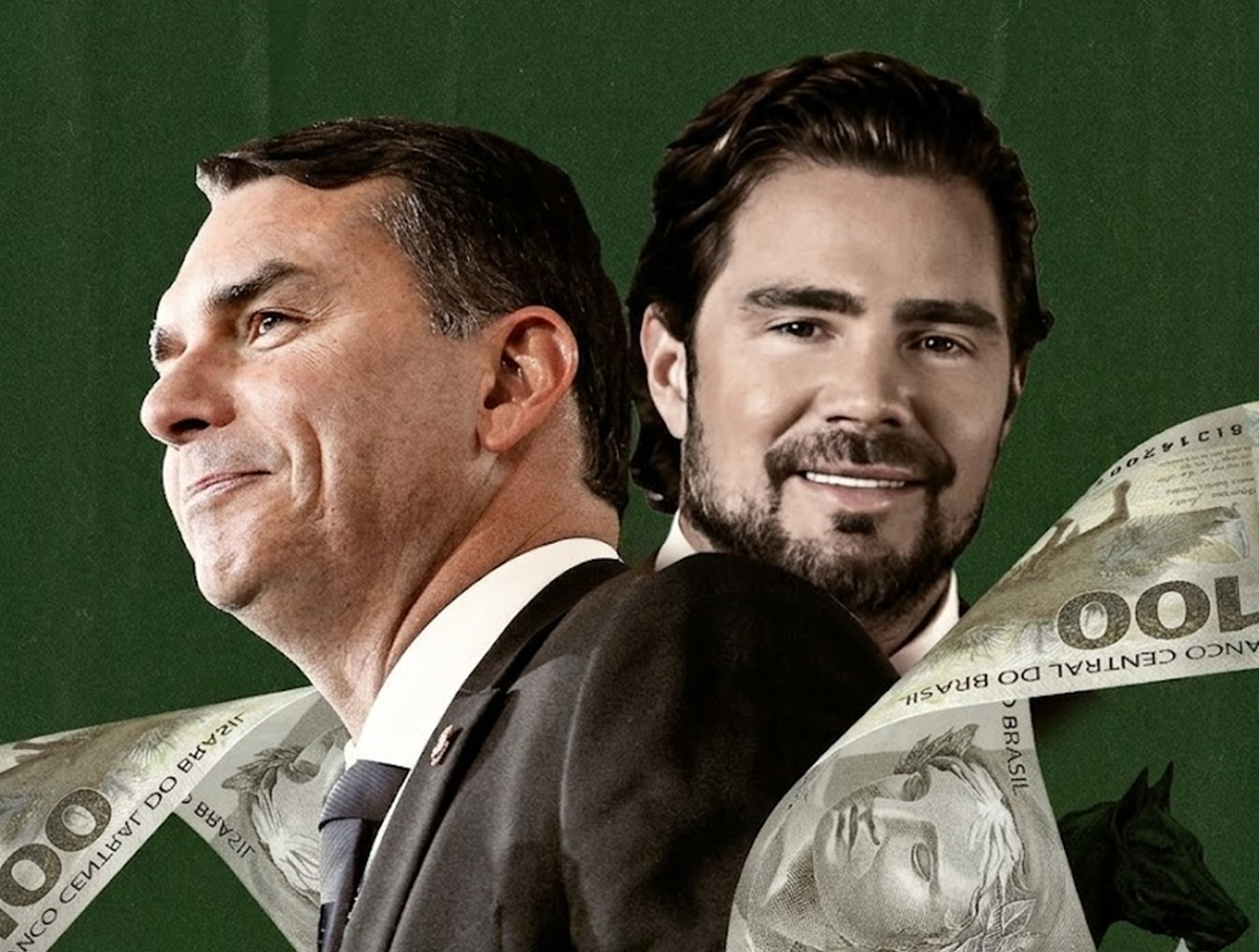 ÁUDIO: Flávio Bolsonaro negociou R$134 milhões com banqueiro do Banco Master para filme sobre Jair