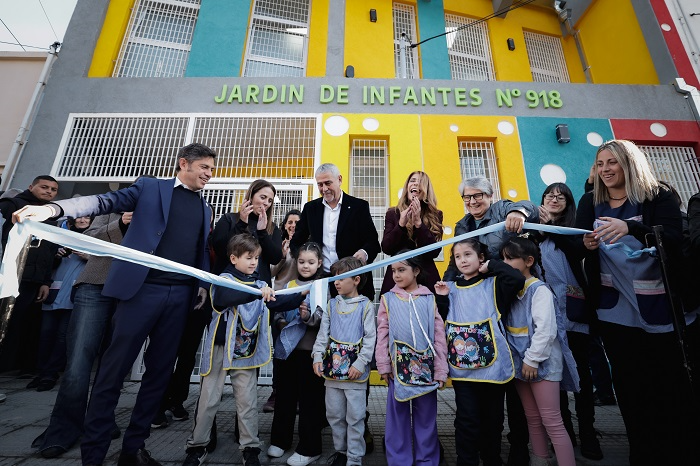 Kicillof inauguró en Avellaneda el edificio educativo número 315 de su gestión