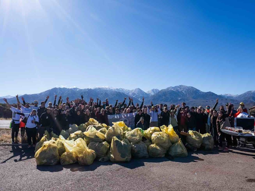 Más de 120 personas participaron de una limpieza ambiental en Potrerillos