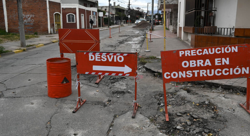 Obras en San Salvador de Jujuy: inhabilitan ingreso a Ciudad de Nieva por calle Libertad