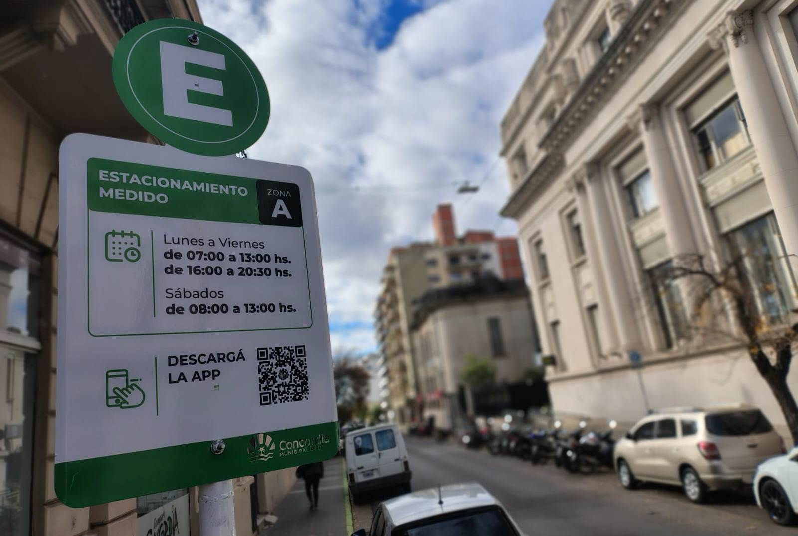 Concordia libera el estacionamiento medido el feriado por el Día de la Bandera