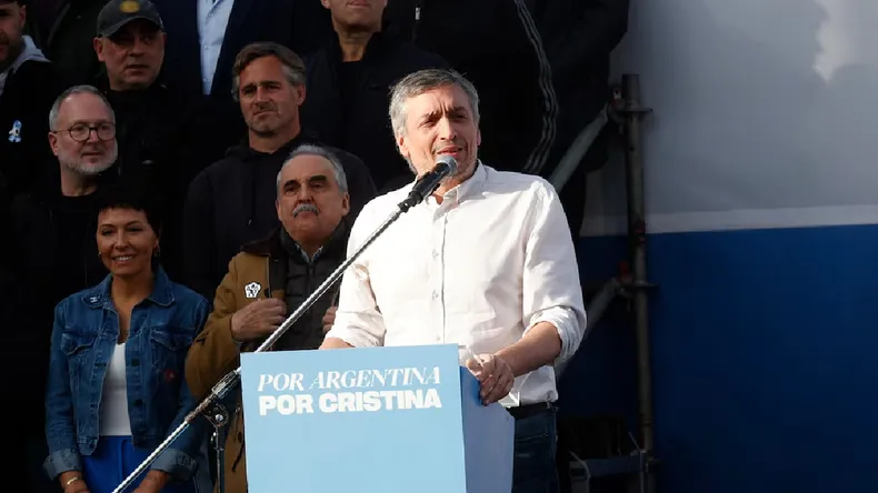 Máximo Kirchner lanzó duras críticas en un banderazo en apoyo a Cristina Kirchner en Catamarca