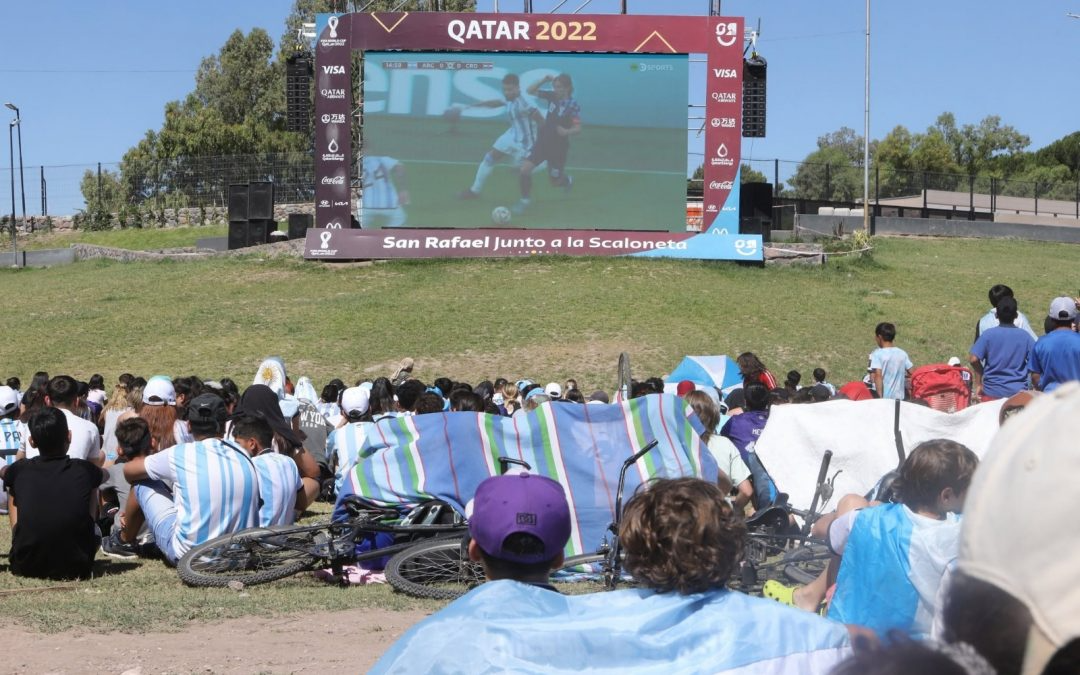 Vuelve la pantalla gigante al Parque Yrigoyen para alentar a la Selección: todos los detalles