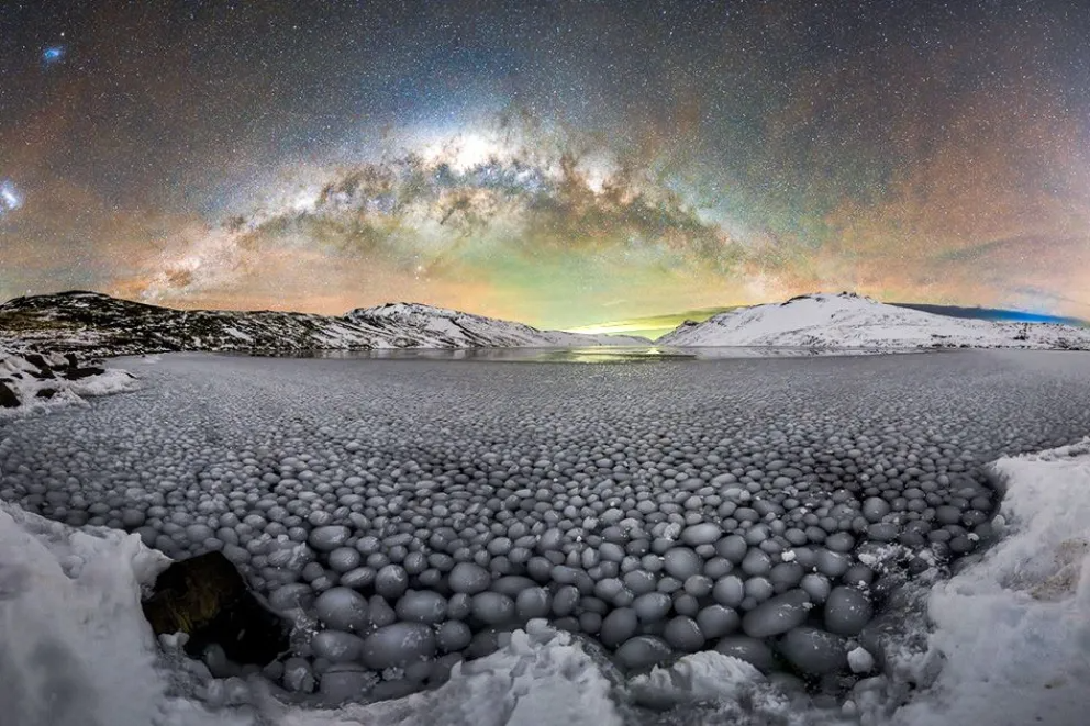 Neuquén: imagen única en Copahue revela fenómenos naturales y astronómicos