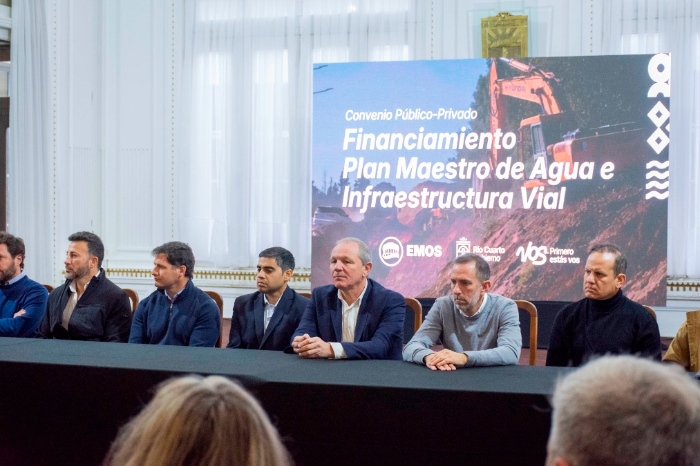 Río Cuarto presentó el Plan Maestro de Agua y Pavimentación: se prevé una inversión de $7.400 millones