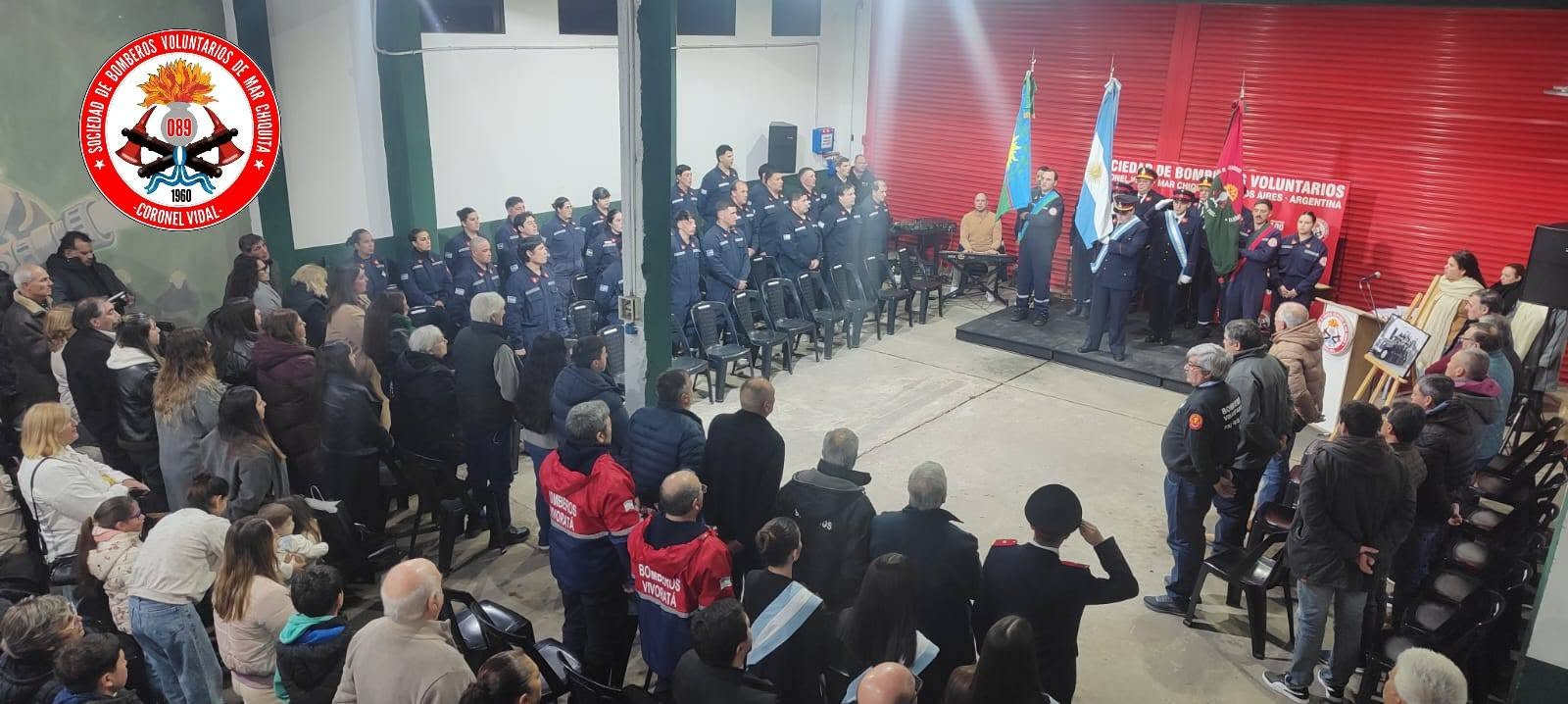 Coronel Vidal: los Bomberos Voluntarios cumplieron 66 años de vocación de servicio