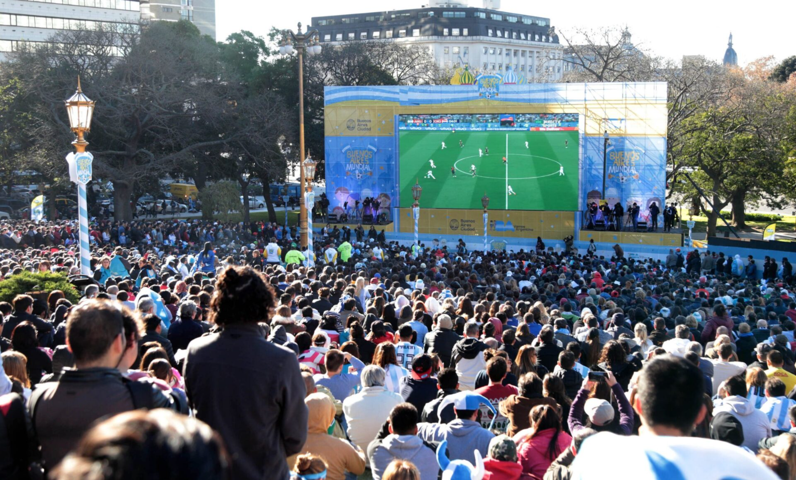 Argentina vs Inglaterra: dónde ver el partido gratis en los Fan Fest de la Ciudad de Buenos Aires