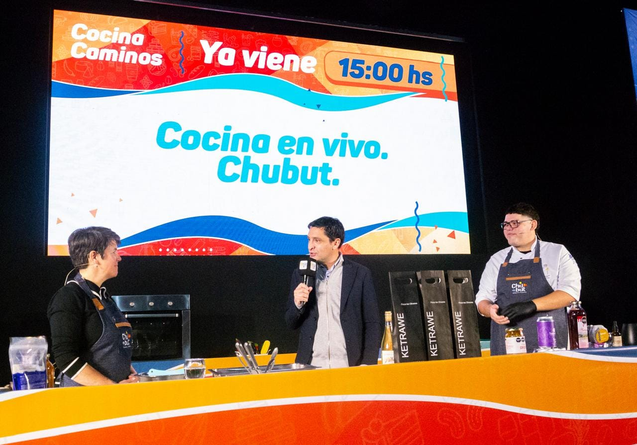 Chubut mostró su potencial gastronómico y productivo en la Feria Caminos y Sabores 2026