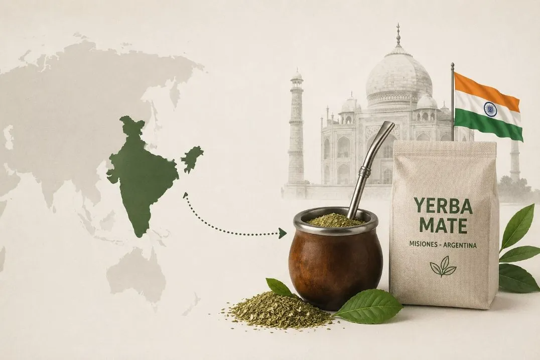 Misiones exportará yerba mate a India