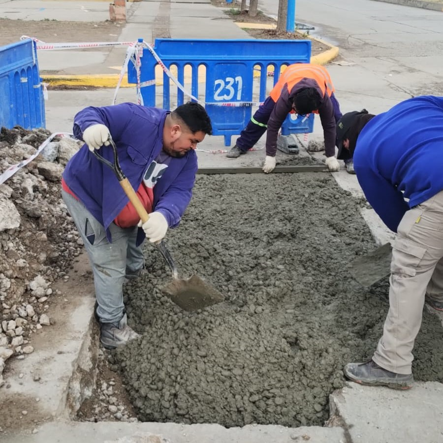 El Municipio avanza con reparaciones de calles de hormigón y habilita nuevos tramos
