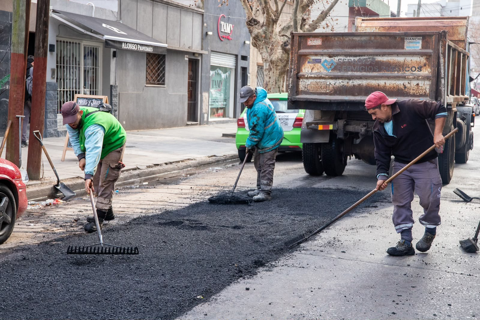 Sigue el desarrollo del Plan de Pavimentación 2026-2027 en Lanús