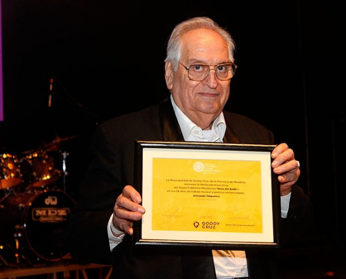 Mendoza homenajeará a Armando Talquenca con un espectáculo especial en el Espacio Le Parc